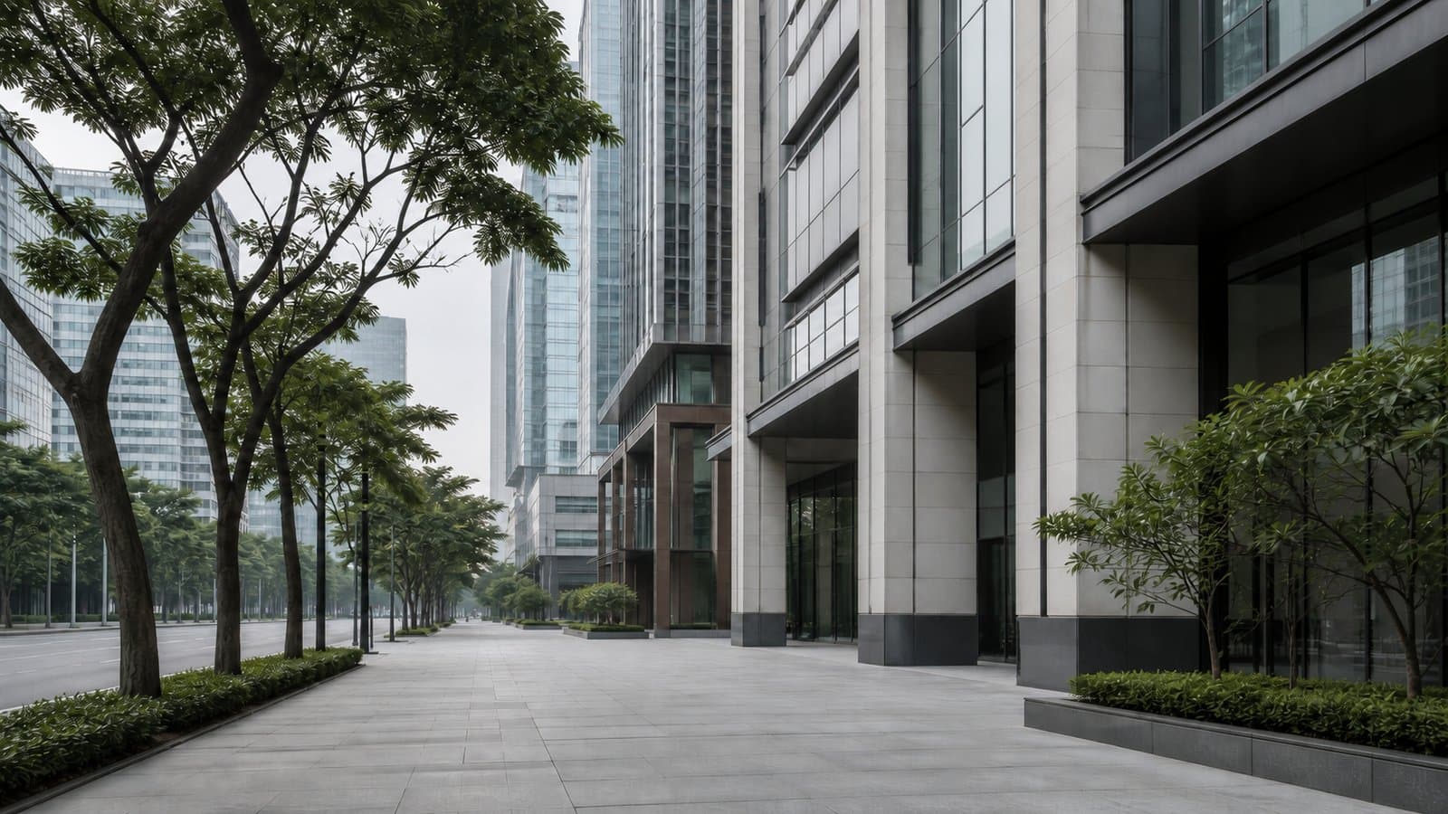 The corporate office district in South Jakarta where our office is located